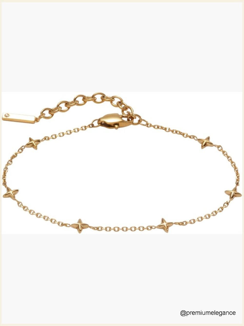 Elegant Star Chain Bracelet with Clasp